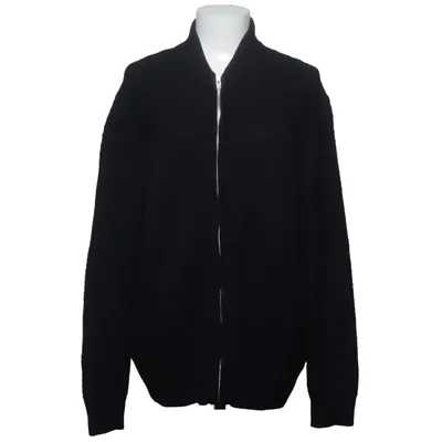 Cardigan (Sort) fra Clipper Akryl, Uld