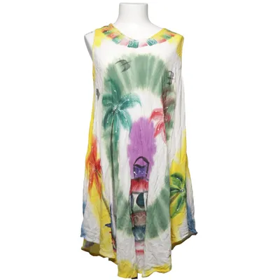Kjole (Gul, Flerfarvet) fra Free Size Viscose