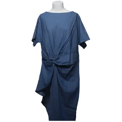 Robe (Bleu) de Vonda Coton, Polyester