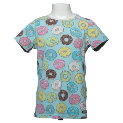 T-shirt (Blue, Multicolored) from Villervalla Elastane, Organic cotton