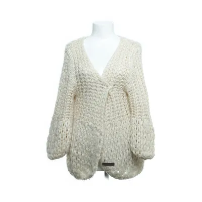 Cardigan (Beige) van White on White Viscose, Wol