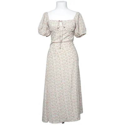Jurk (Wit, Meerkleurig) van Shein Polyester