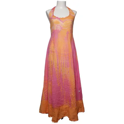 Halterneck-kjole (Pink, Orange, Flerfarvet) fra TurQuoise Bomuld