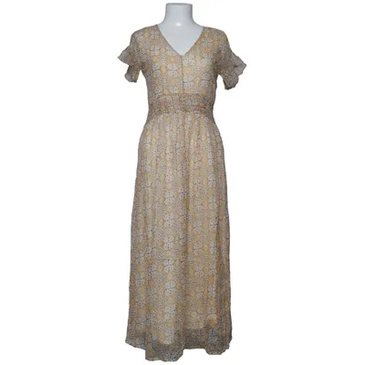 Långklänning (Beige, Flerfärgad) från Maison Hotel Bomull, Viskos