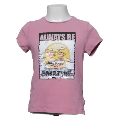 T-shirt (Rose) de Emoji Coton, Élasthane