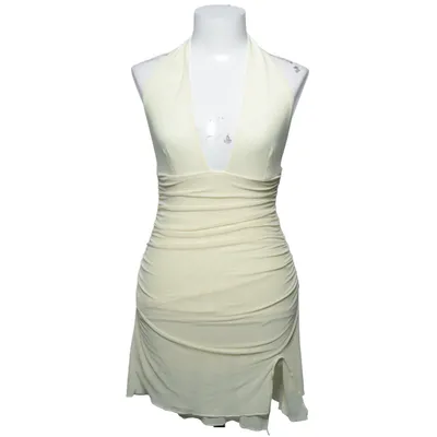 Neckholderkleid (Gelb) Elasthan, Polyester