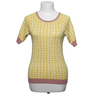 T-shirt (Gul, Vit, Lila) från Nümph Metallfiber, Viskos