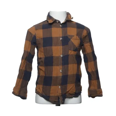 Flannel shirt (Brown, Blue) from H&M Kids Cotton