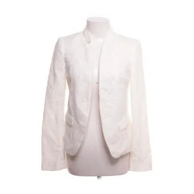 Blazer (Hvid) fra Zara Basic Acetat, Bomuld, Polyester