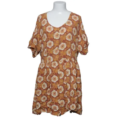 Klänning (Brun, Gul, Flerfärgad) från American Vintage Viskos