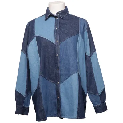 Jeansskjorta (Blå, Flerfärgad) från Sézane Bomull