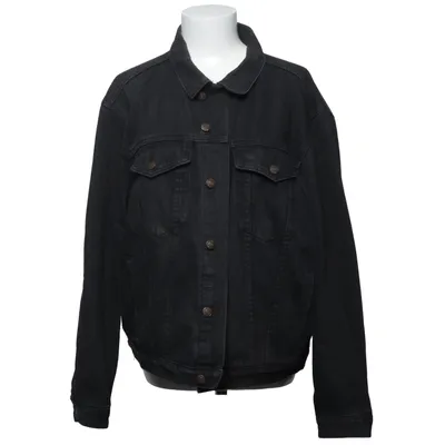 Denimjakke (Sort) fra Polly Bomuld, Polyester