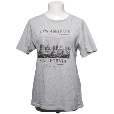 T-shirt (Gray) from Weekend Vibes Cotton, Viscose