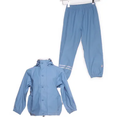 Rainwear (Blue) from Lamino Polyester, Polyurethane