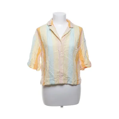 Kortærmet skjorte (Flerfarvet) fra Mango Bomuld, Linned, Viscose