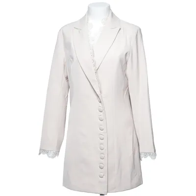 Blazer (Beige) de Lulumary Élasthane, Polyester