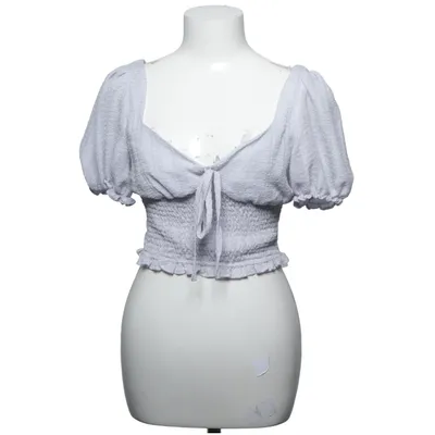 Crop top (Blue) from Glamorous Elastane, Polyester, Viscose