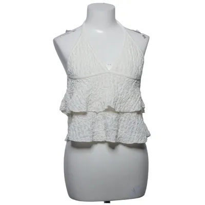 Haut dos-nu (Blanc) de Gina Tricot Coton, Élasthane, Polyester