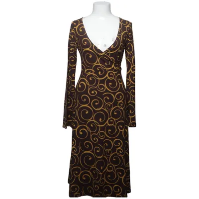Nursing dress (Yellow, Brown) from Bara Glad Elastane, Viscose