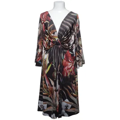 Klänning (Svart, Flerfärgad) från Impress Elastan, Polyester, Viskos
