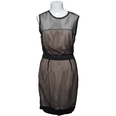Cocktailkjole (Sort, Beige) fra Atos Lombardini Elastan, Polyamid, Polyester, Viscose
