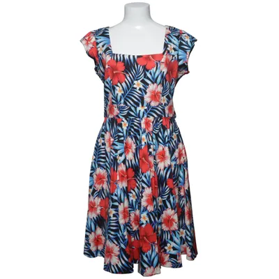 Jurk (Zwart, Meerkleurig) van Lady Vintage Katoen, Elastaan