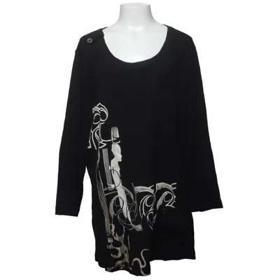 T-shirt à manches longues (Noir) de B'Chic Coton