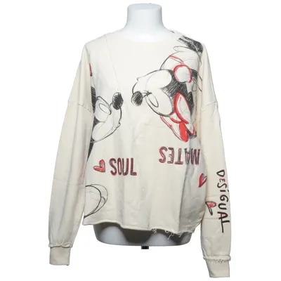 Collegetröja (Beige, Flerfärgad) från Desigual Bomull