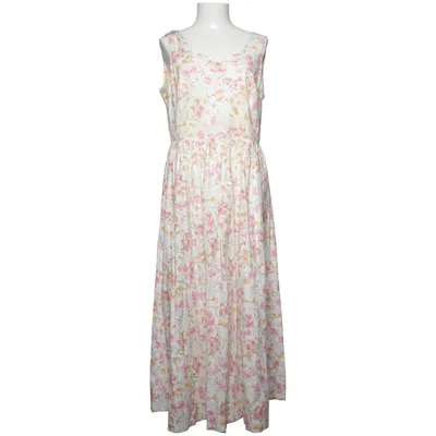 Långklänning (Vit, Rosa, Gul, Flerfärgad) från Laura Ashley Bomull