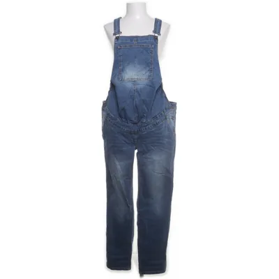 Tuinbroek (Blauw) van BPC Mama Katoen, Polyester, Viscose