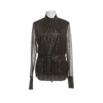 Blus (Svart, Guldfärgad) från Gestuz Metallfiber, Polyester