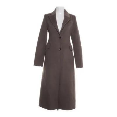Frakke (Brun) fra Mango Uld, Polyester, Akryl, Polyamid, Viscose, Bomuld