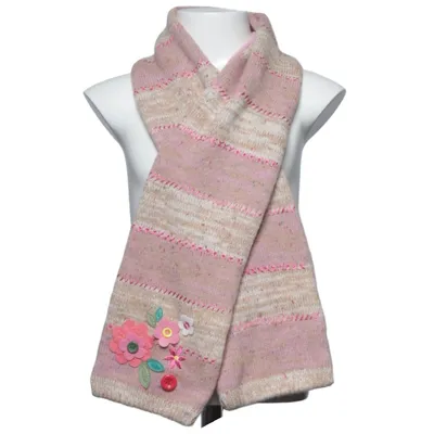 Écharpe (Rose, Beige, Multicolore) de Angels Acrylique, Polyamide, Polyester, Laine