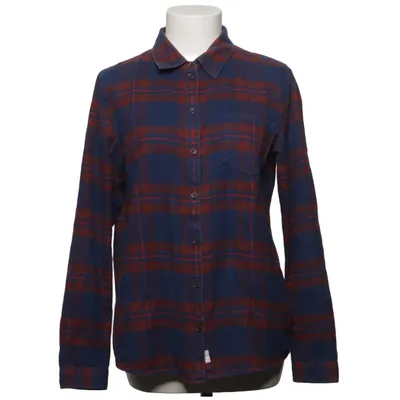 Flanellskjorta (Blå, Röd) från ESPRIT Denim Bomull