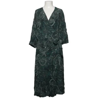 Wrap dress (Green, Multicolored) from Indiska Polyester, Viscose