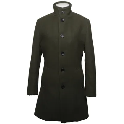 Coat (Green) from Bruun & Stengade Nylon, Polyester, Wool