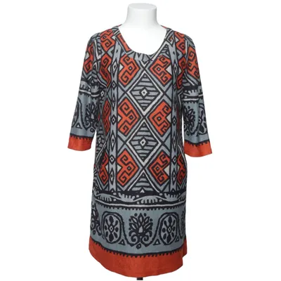 Kjole (Grå, Orange, Sort) fra Lulu-H Elastan, Viscose