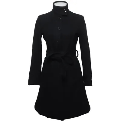 Coat (Black) from Mono Acetate, Viscose, Wool
