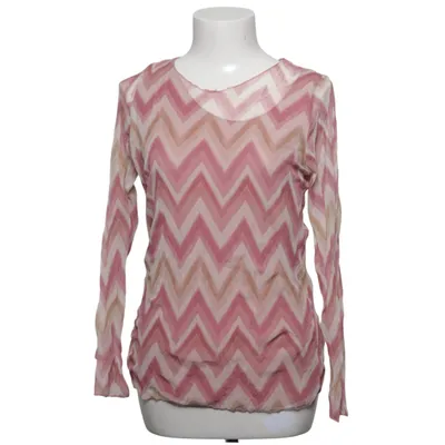 Topp (Rosa, Beige, Vit) Elastan, Polyester, Viskos