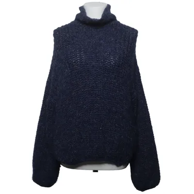 Turtleneck (Blue, Multicolored) from Laurella Acrylic, Mohair, Polyamide, Viscose, Wool
