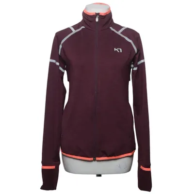 Fleece jas (Lila) van Kari Traa Elastaan, Polyester