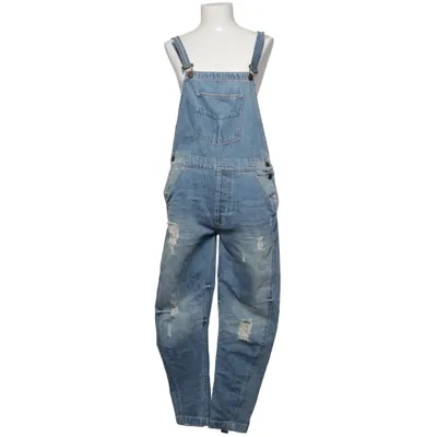 Hängselbyxor (Z1975) från Zara Denim Bomull