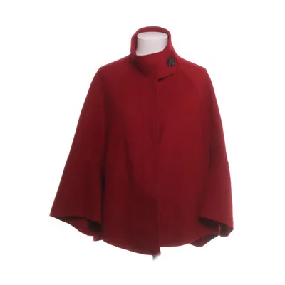 Cape (Rød) fra Zara Woman Polyester, Uld, Viscose
