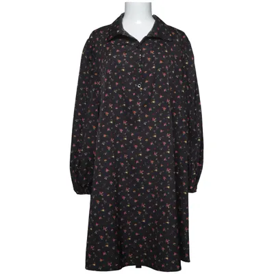Dress (Black, Multicolored) Polyester