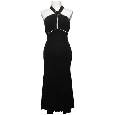 Halterneckklänning (Svart) från Karen Millen Polyester, Polyuretan, Viskos