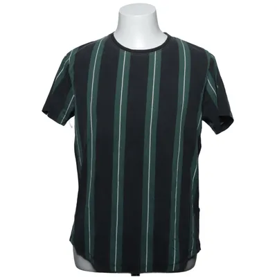 T-shirt (Schwarz, Grün, Weiß) von Black Rebel Baumwolle, Elasthan