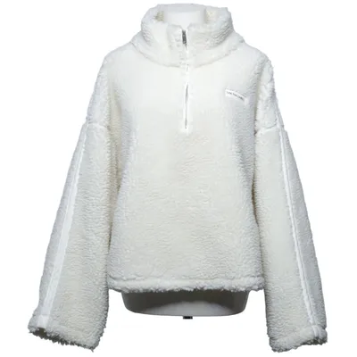 Fleece sweater (White) from LXA Polyester