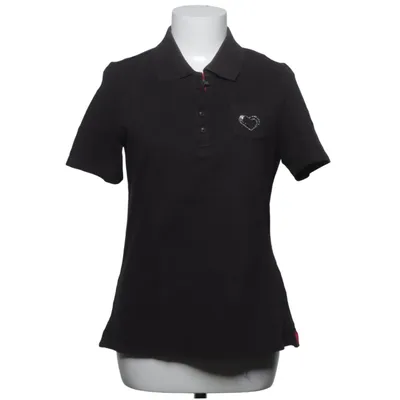 Polo (Noir) de Canda Coton, Élasthane