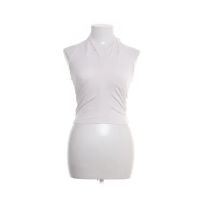 Halterneck top (Hvid) fra Edited Elastan, Viscose