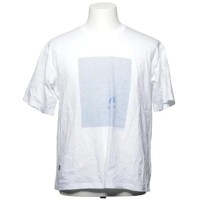 T-shirt (Vit, Blå) från Brava Fabrics Ekologisk bomull